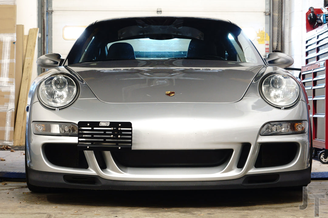 Porsche 997 License Plate Relocation Bracket (GT3 / Aero Bumper)